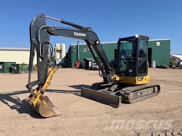 John Deere 50G Pelle sur chenilles