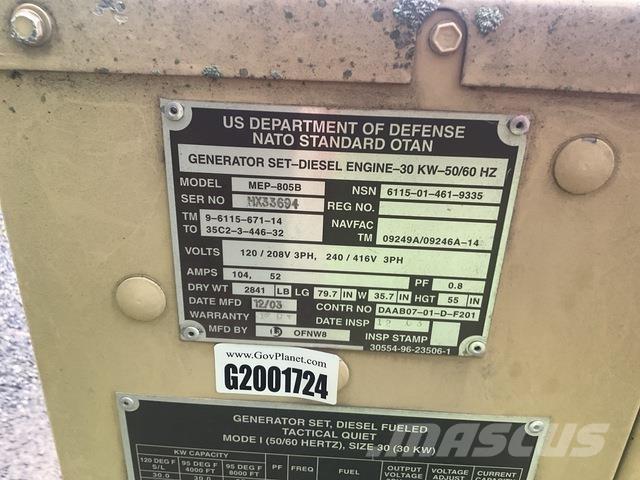  L3 MEP-805B Générateurs diesel
