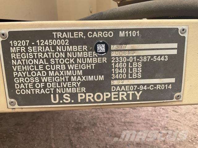  Raytheon M1101 Autre remorque