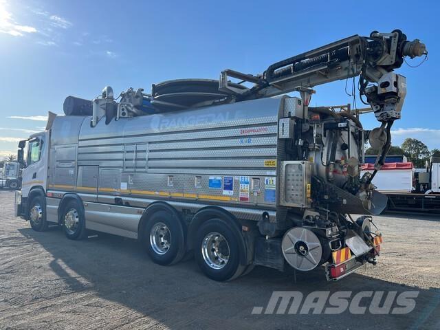 Scania G450 Camion aspirateur, Hydrocureur