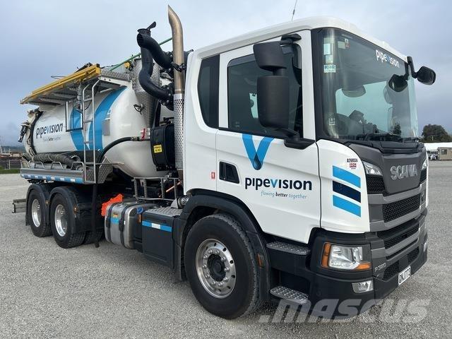 Scania P320 Camion aspirateur, Hydrocureur