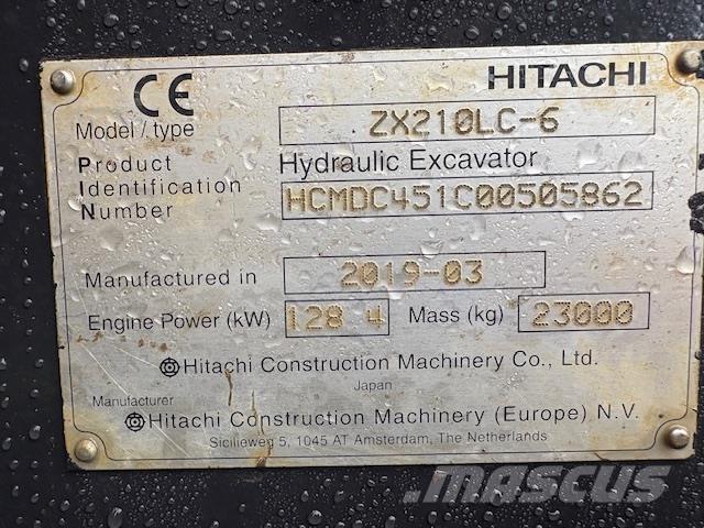 Hitachi ZX210LC-6 Pelle sur chenilles