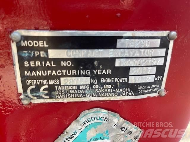 Takeuchi TB230 Mini pelle 7t-12t