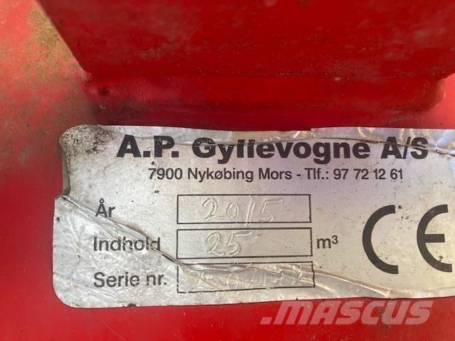 AP GV25TRIDEM Tonne à lisier