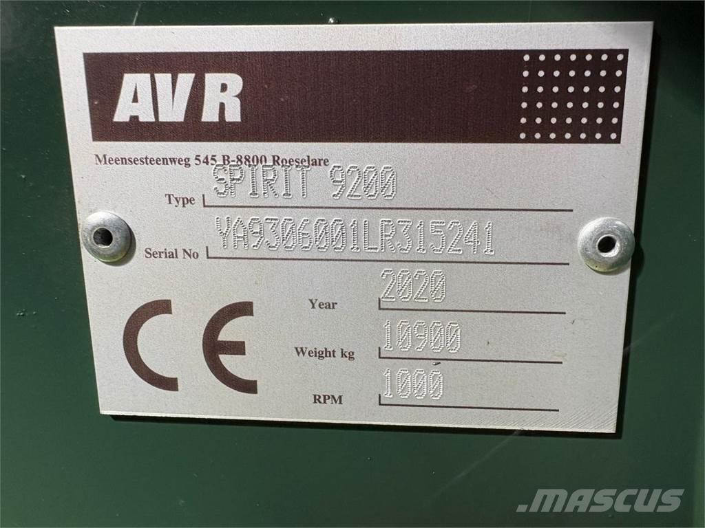 AVR SPIRIT 9200 Moissoneuse de Pomme de Terre