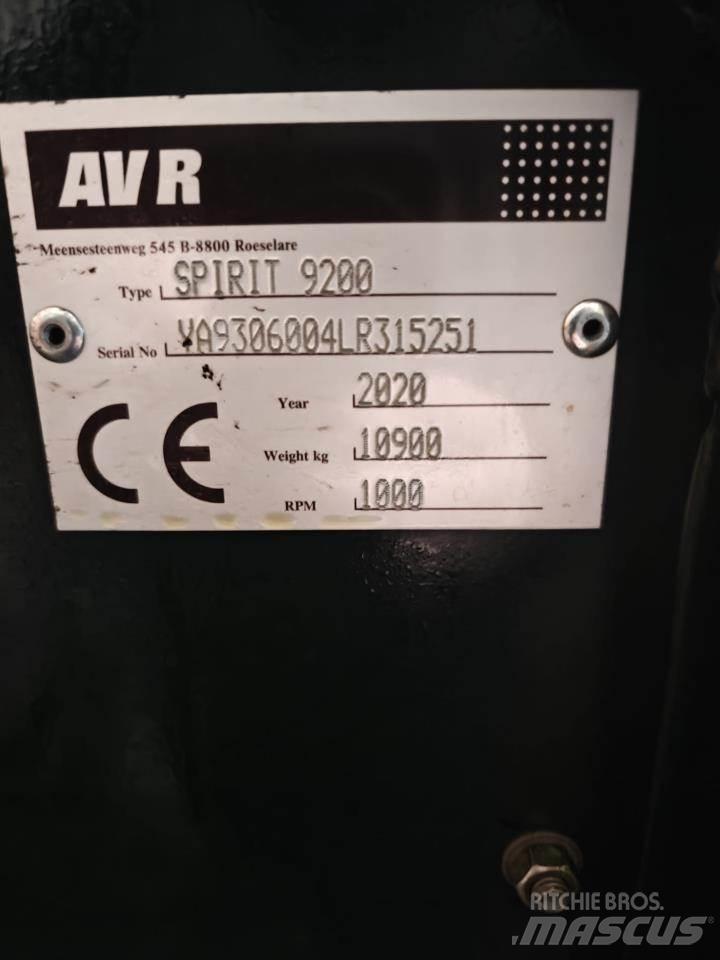 AVR SPIRIT 9200 Moissoneuse de Pomme de Terre