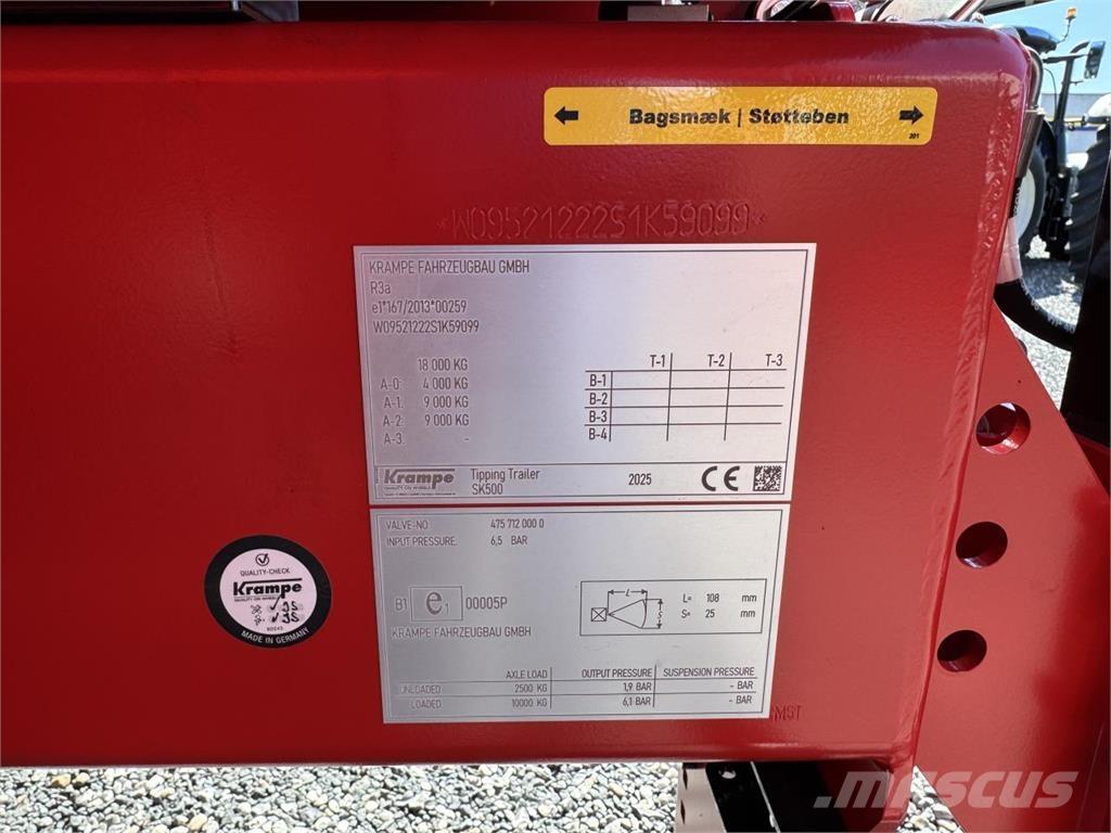 Krampe SK500 Rouleaux monocylindre