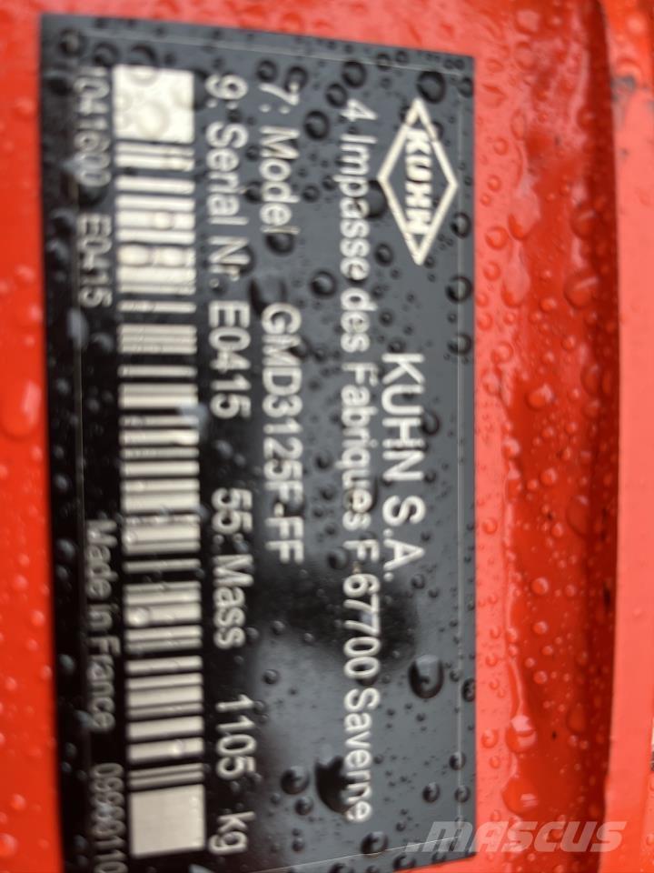 Kuhn GMD 3125 F Faucheuse andaineuse automotrice
