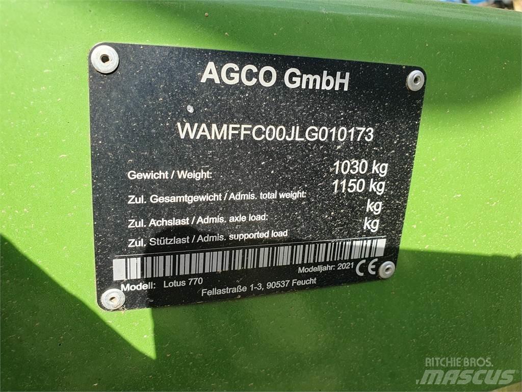 Fendt LOTUS 770 Rateau faneur
