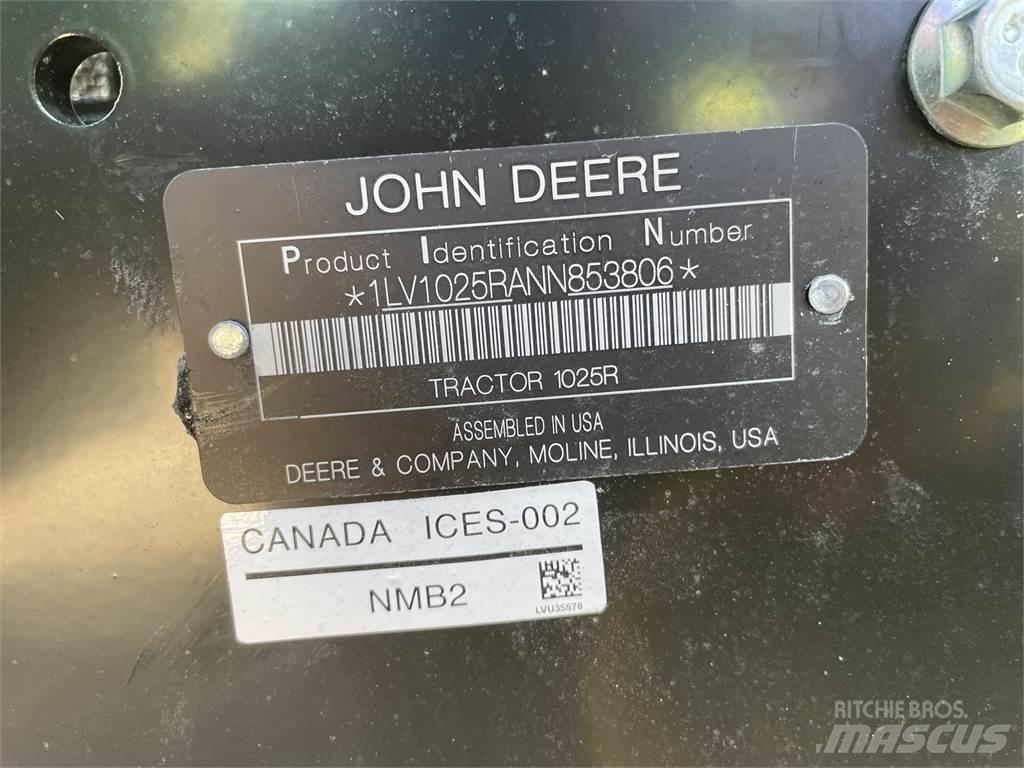 John Deere 1025R Micro tracteur