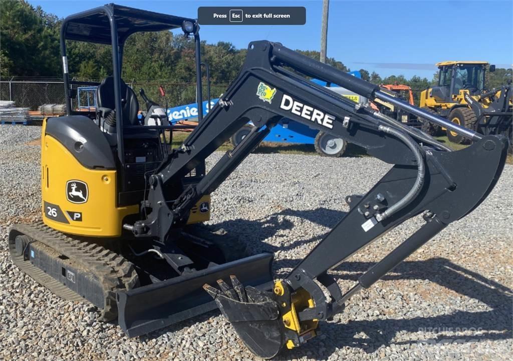 John Deere 26 P Mini pelle < 7t