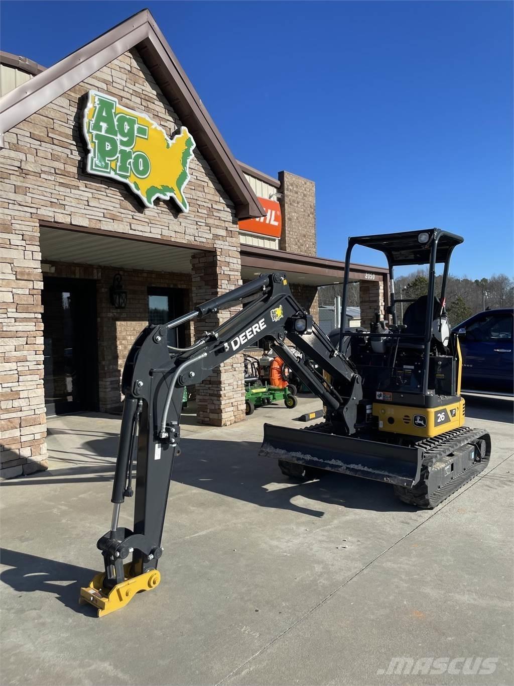 John Deere 26 P Mini pelle < 7t