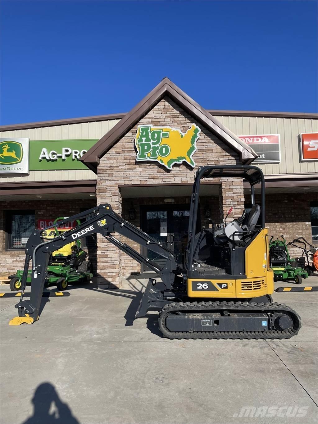John Deere 26 P Mini pelle < 7t