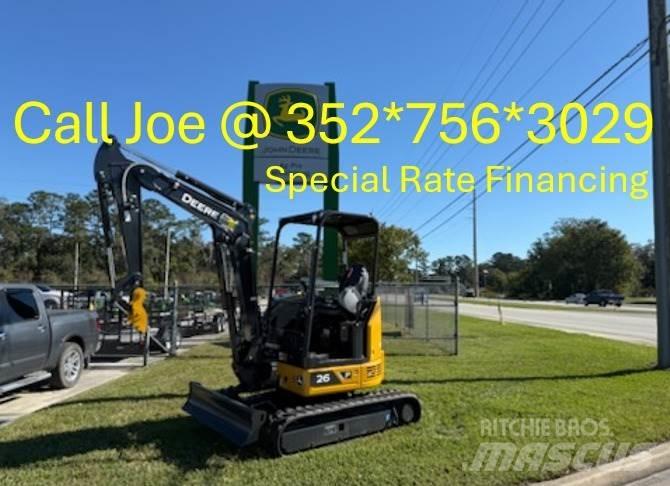 John Deere 26 P Mini pelle < 7t