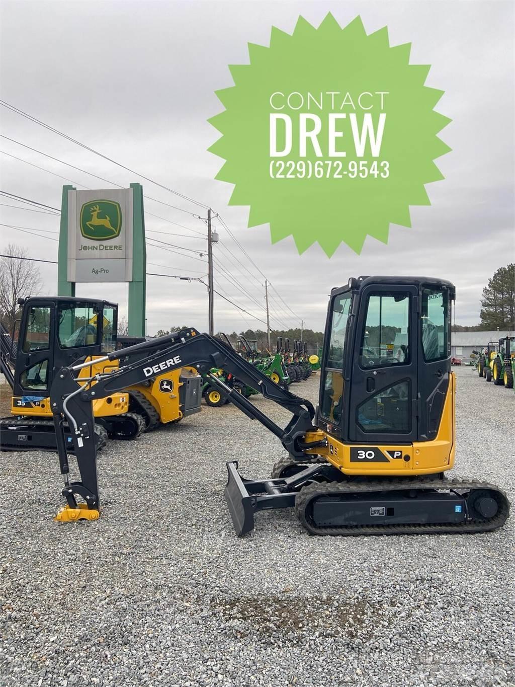John Deere 30 P Mini pelle < 7t