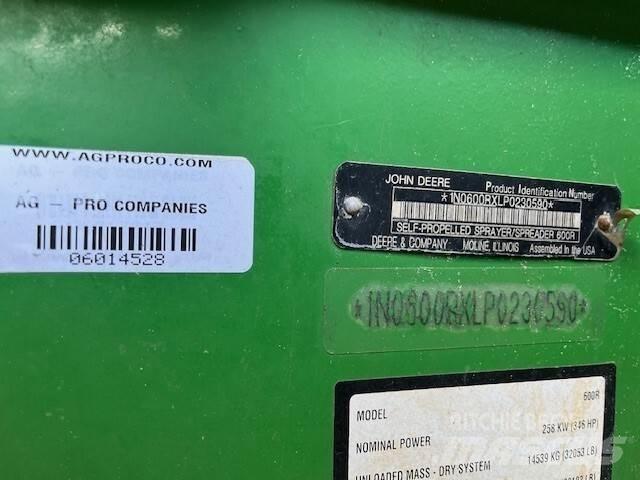 John Deere 600R Pulvérisateurs traînés