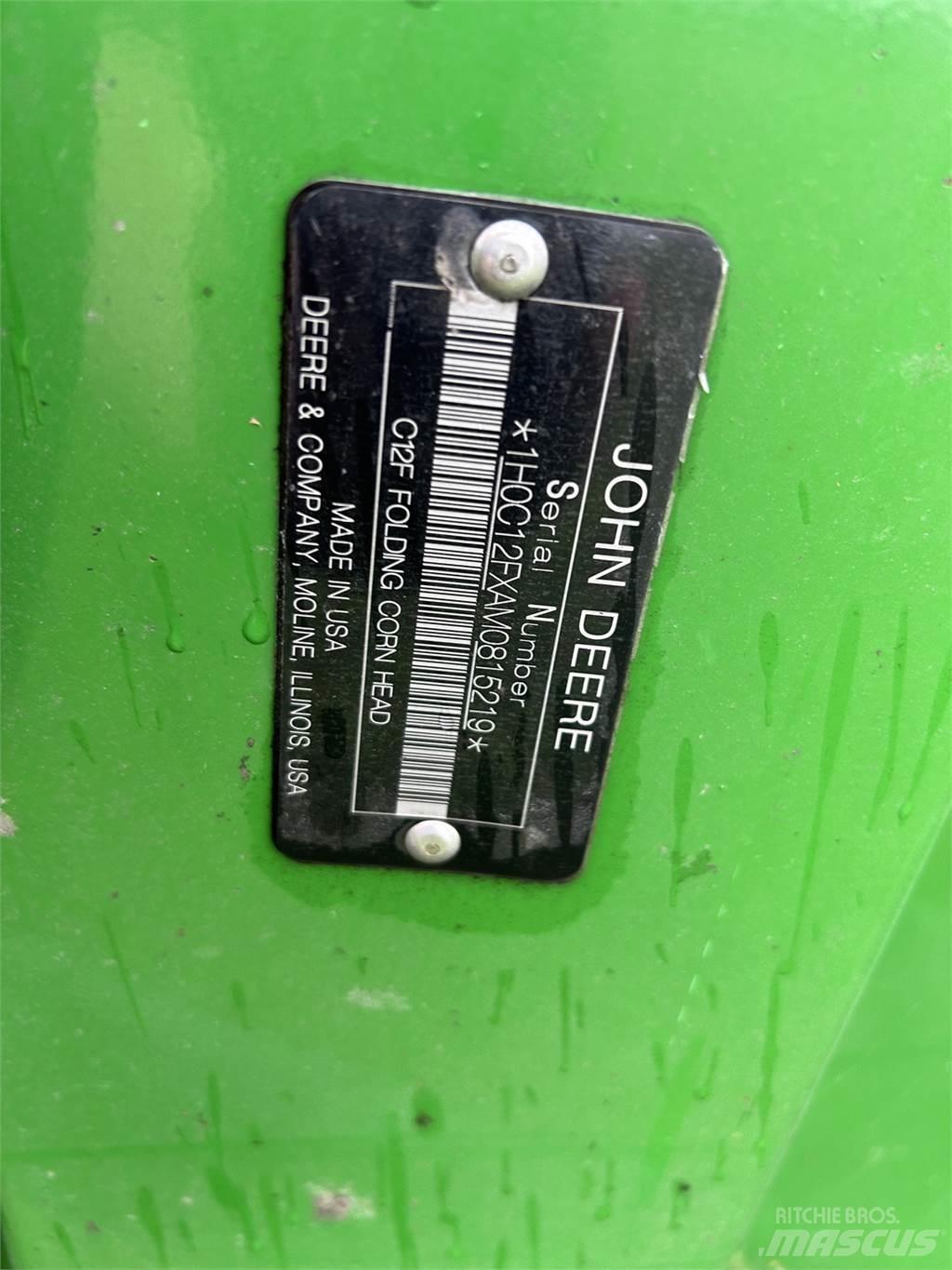 John Deere C12F Accessoires moissonneuse batteuse