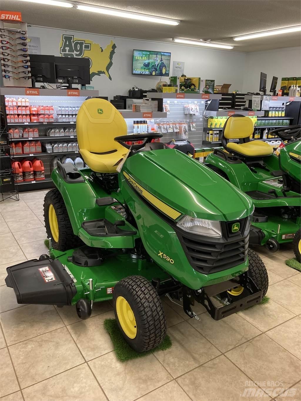 John Deere X590 Micro tracteur
