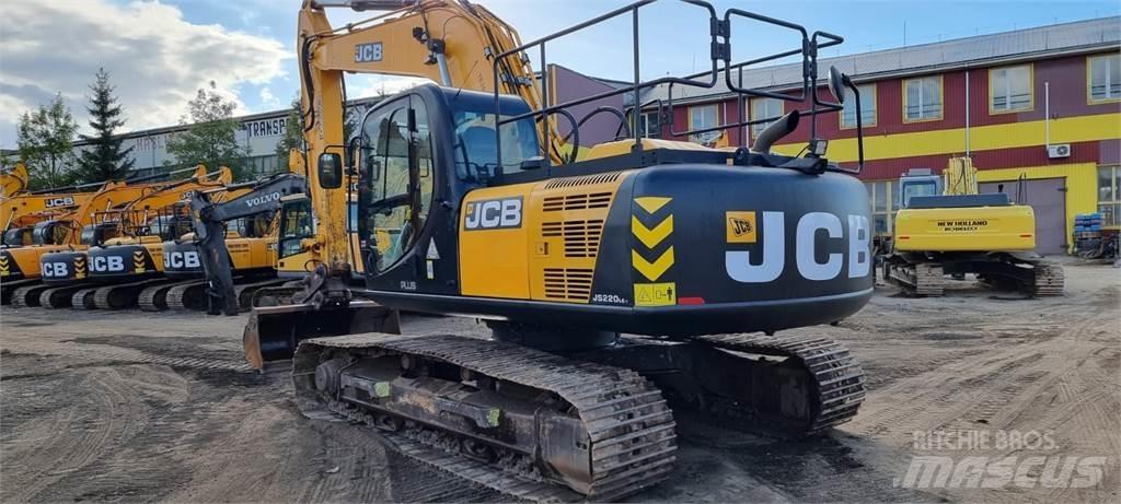 JCB JS220LC Plus + Pelle sur chenilles