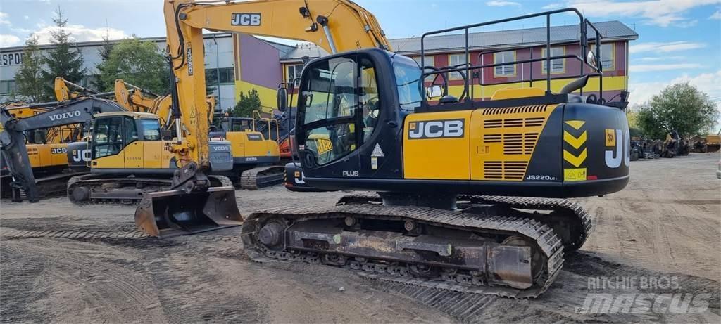 JCB JS220LC Plus + Pelle sur chenilles