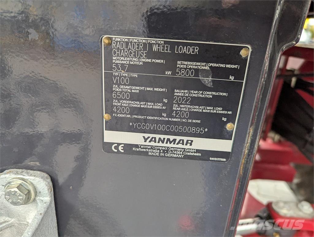 Yanmar V100 Chargeuse sur pneus