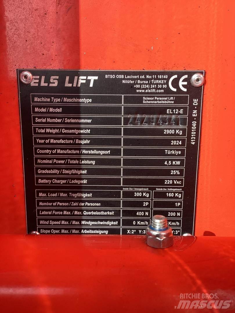ELS LIFT EL12E Nacelle ciseaux