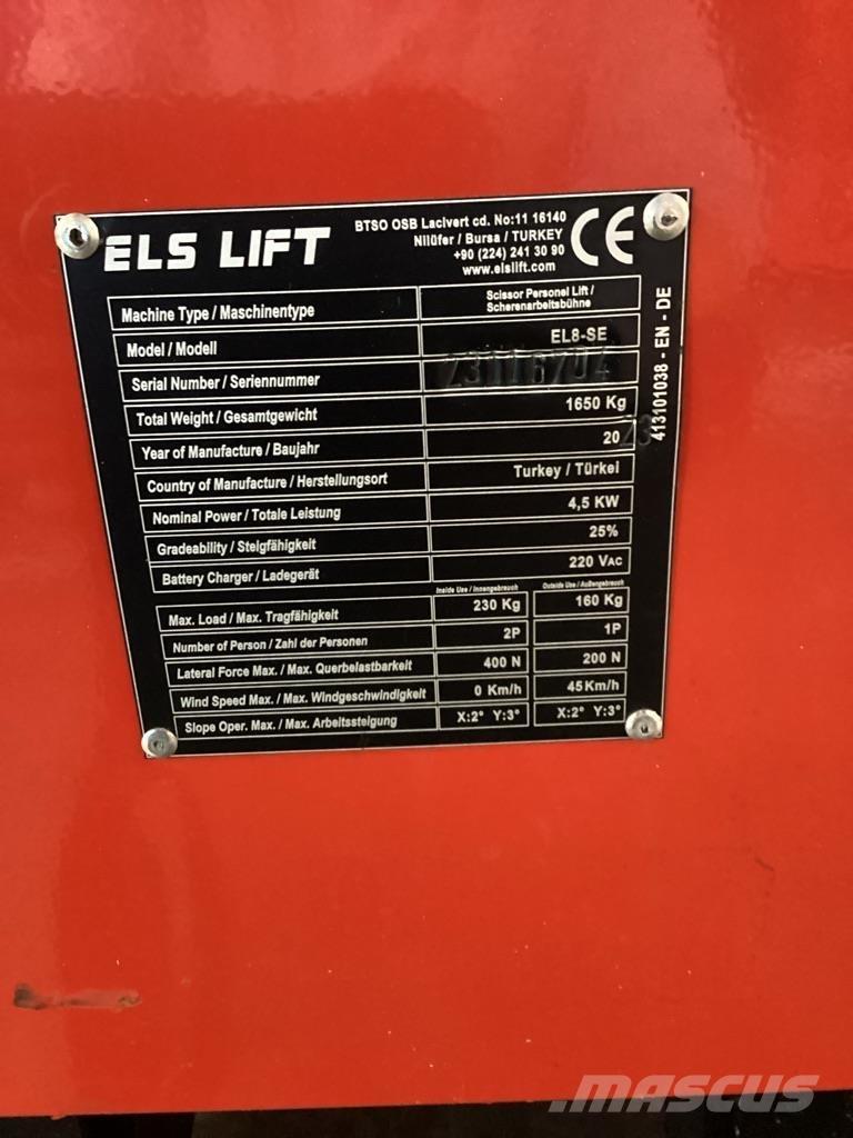 ELS LIFT EL8-SE Nacelle ciseaux
