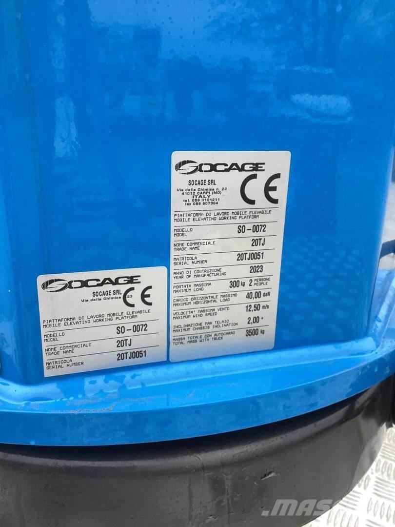 Socage 20TJ-Speed Camion nacelle