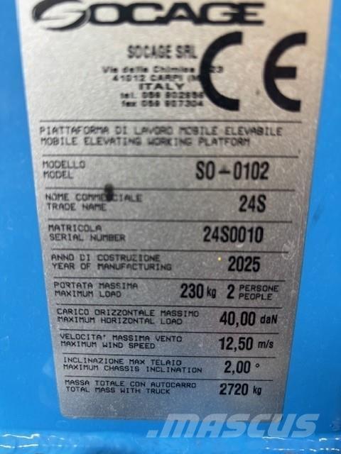 Socage 24S Autre nacelle élévatrice
