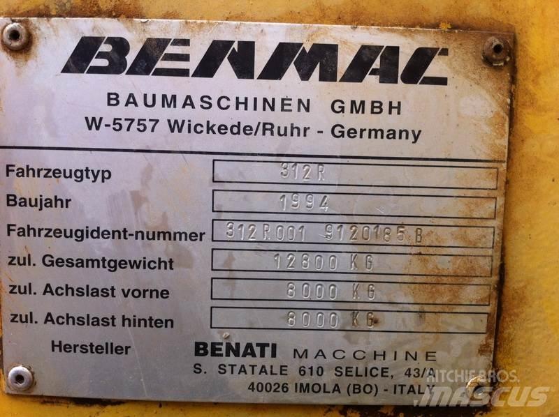 Benmac 312R Autres accessoires