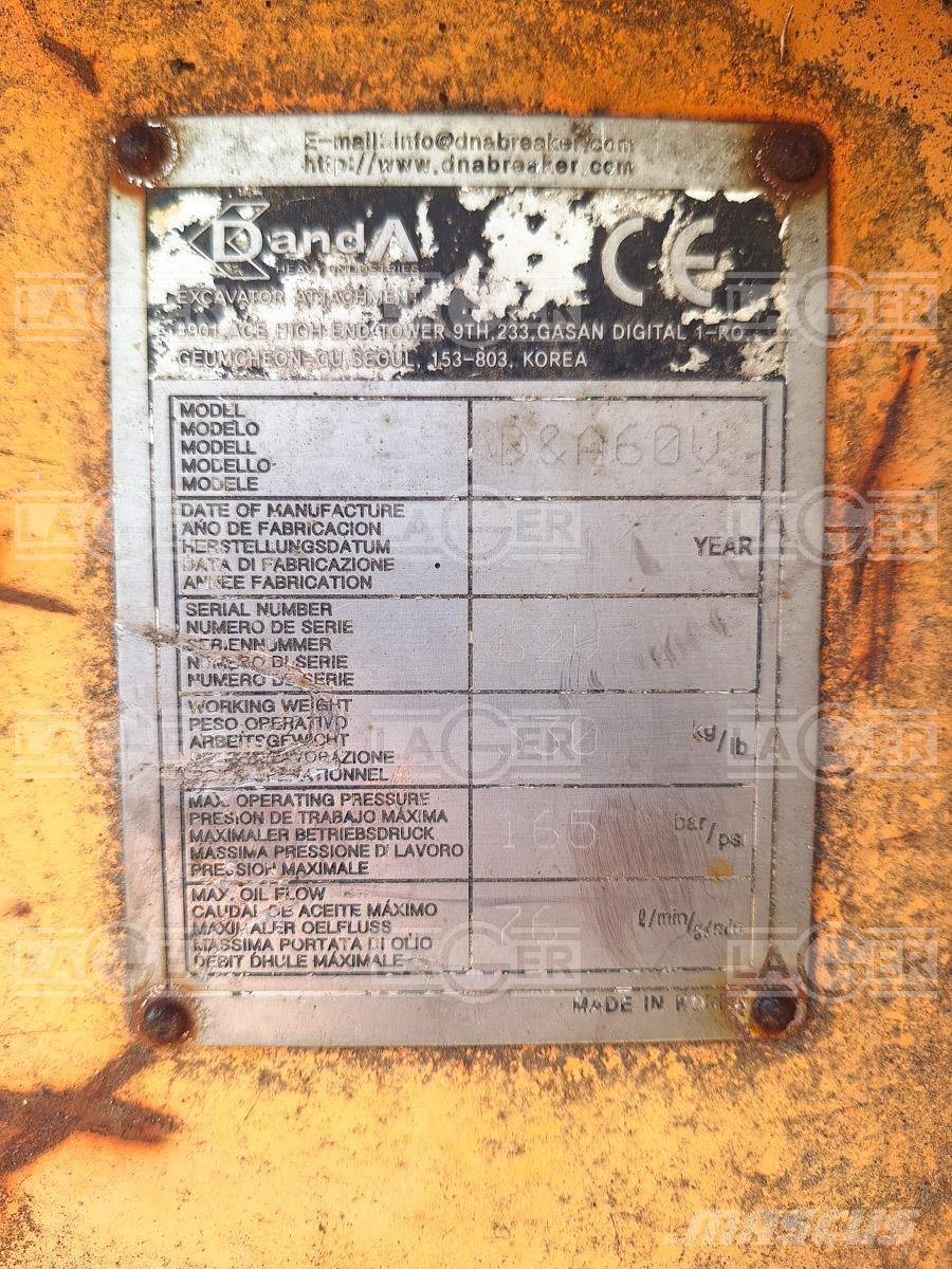  DANDA D&A 60V Enfonce pieu hydraulique