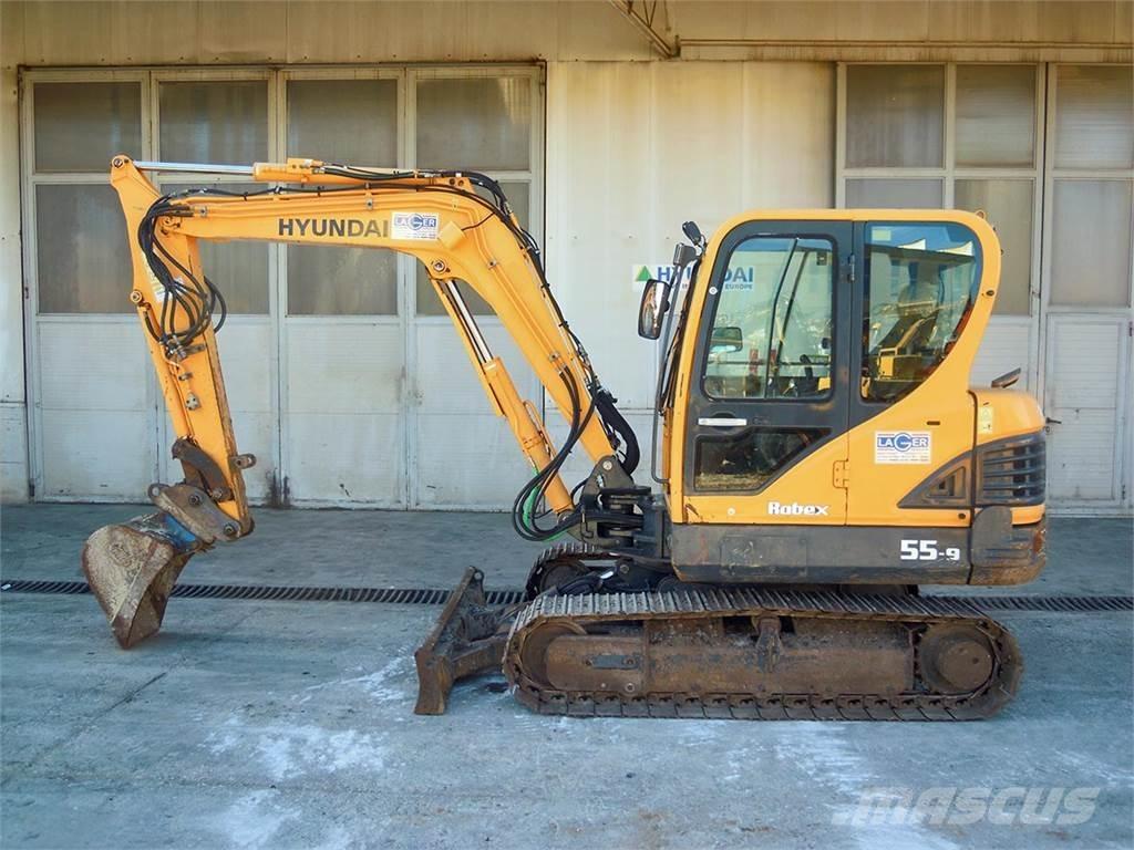 Hyundai R55-9 Mini pelle < 7t
