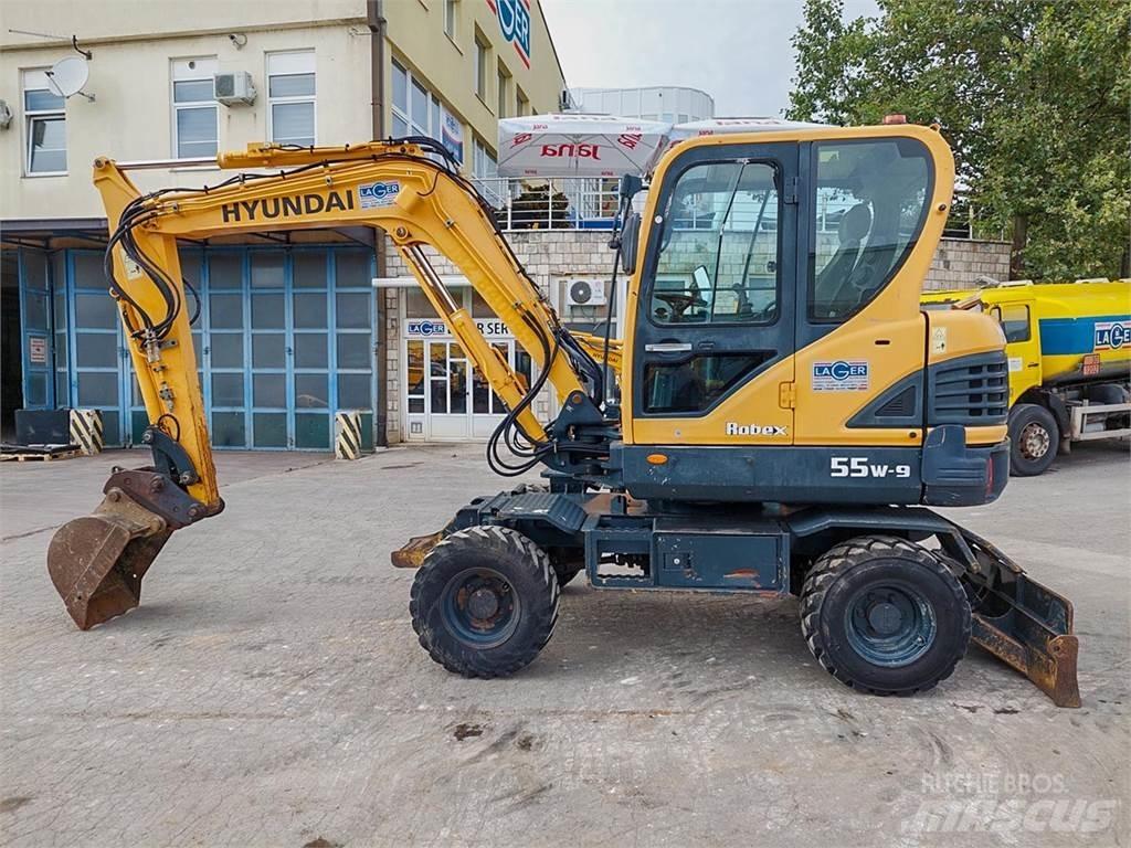 Hyundai R55W-9 Mini pelle < 7t