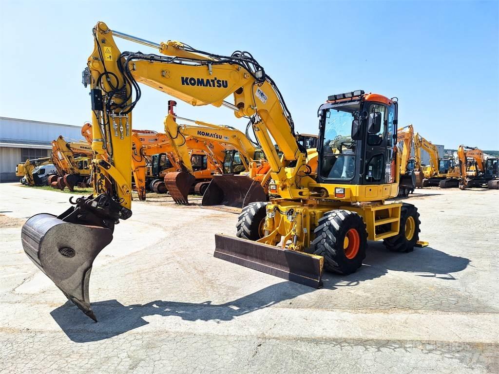 Komatsu PW118MR-8 Pelle sur pneus
