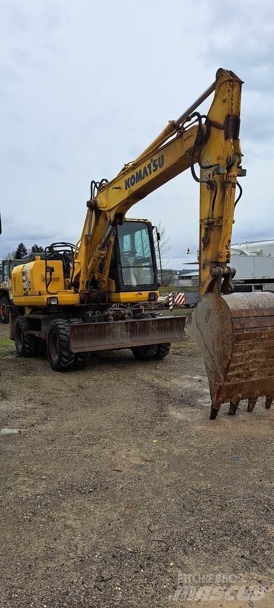 Komatsu PW160-7EO Pelle sur pneus