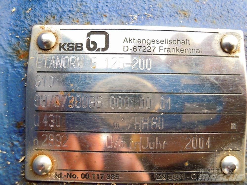 KSB ETANORM G 125-200 Pompe à eau / Motopompe