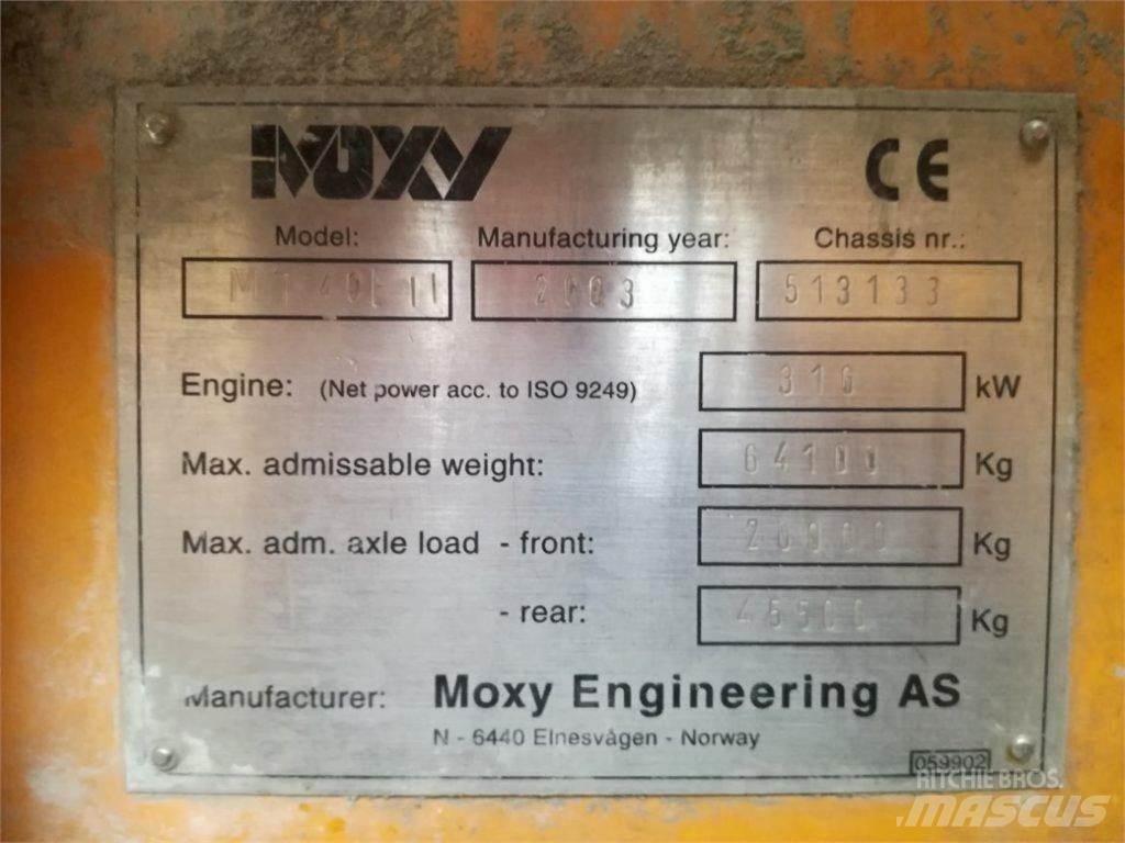Moxy MT 40B Tombereau articulé