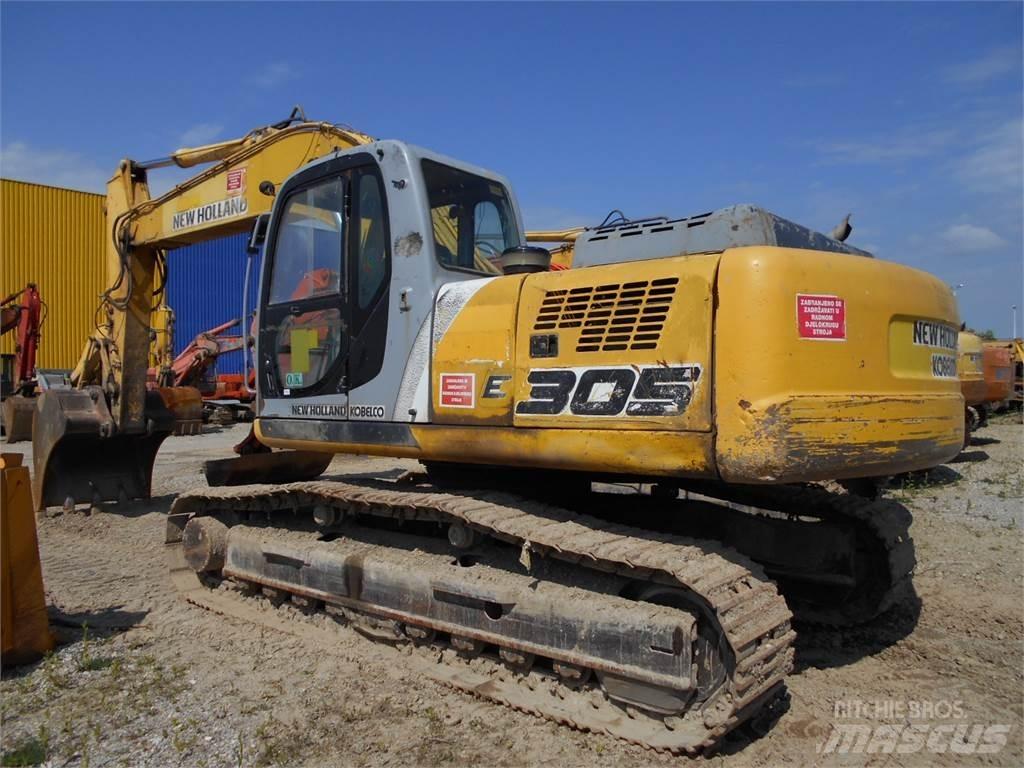 New Holland E 305EL Pelle sur chenilles