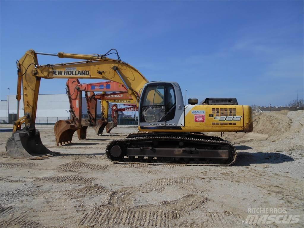 New Holland E385EL Pelle sur chenilles