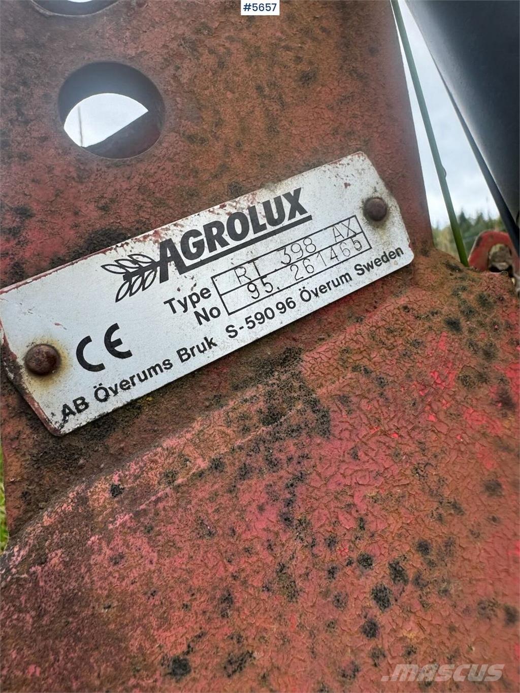 Agrolux RT398X Autres outils de préparation du sol