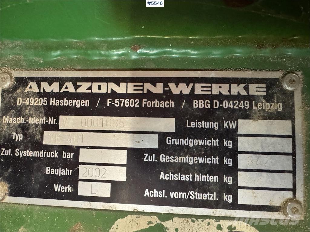 Amazone VE 401 Semoir