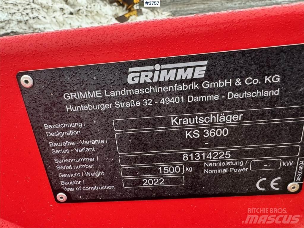 Grimme KS3600 Autres accessoires