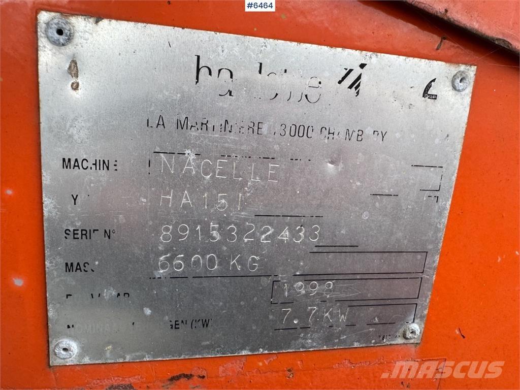 Haulotte HA 15 I Autre nacelle élévatrice