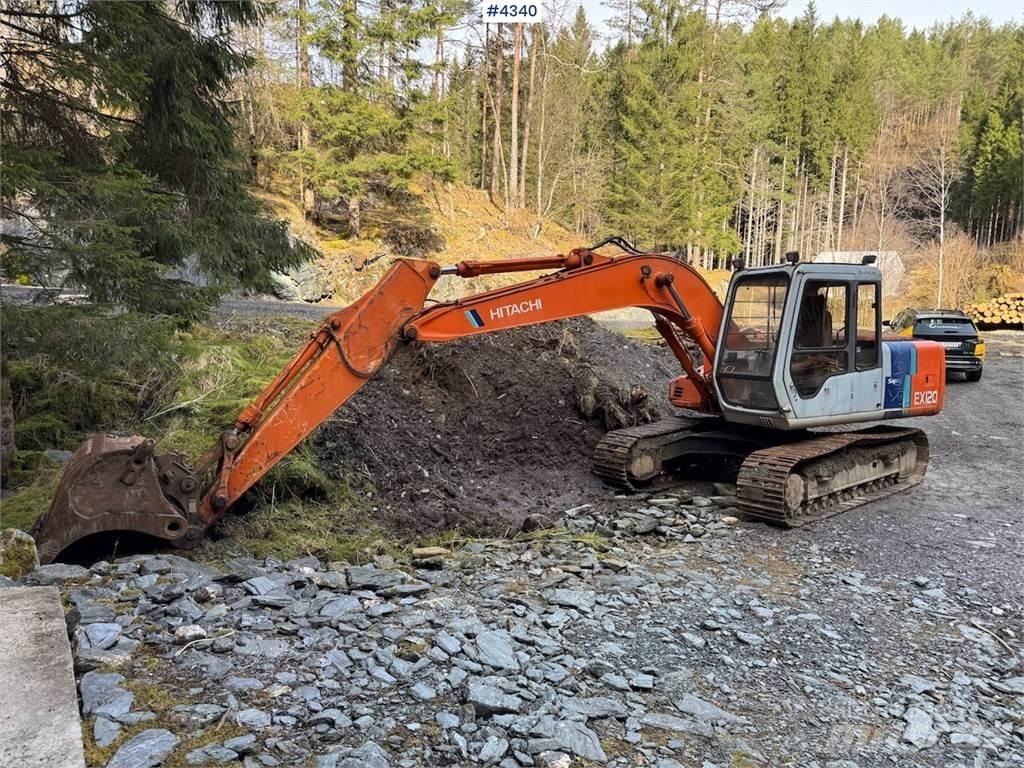 Hitachi EX120-2 Pelle sur chenilles