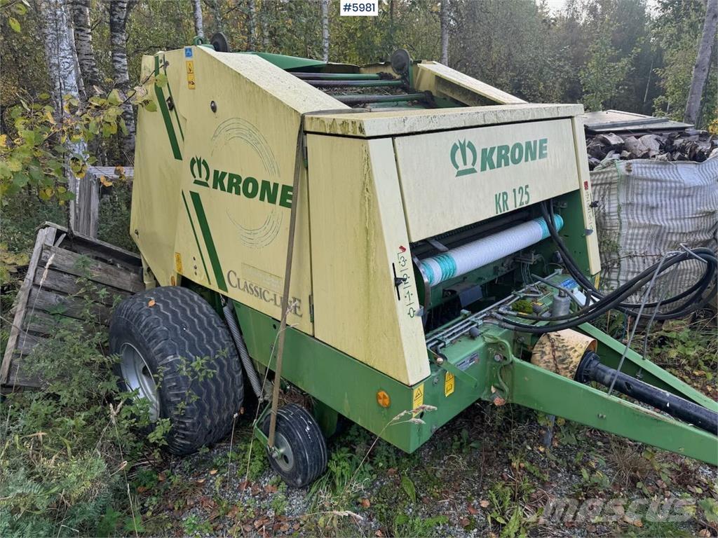 Krone KR 125 Autres matériels de récolte et d'arrachage