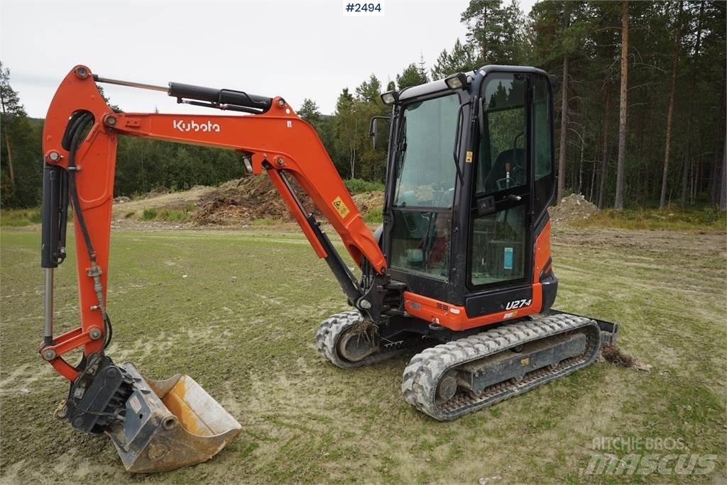 Kubota U27-4 Pelle sur chenilles