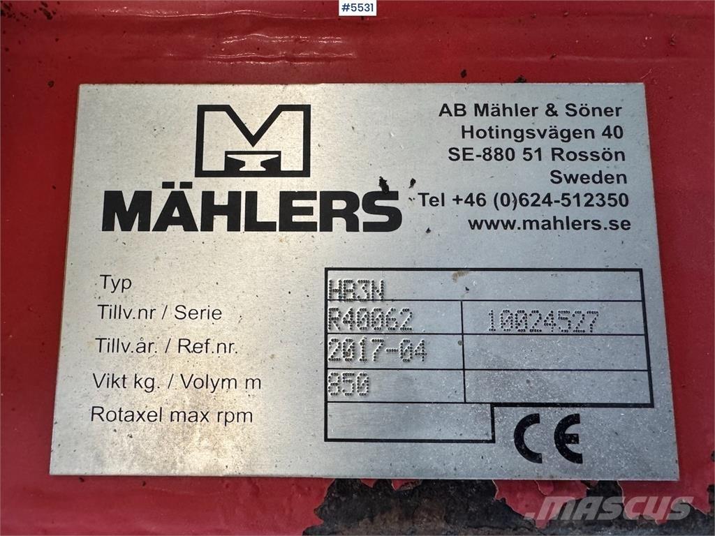 Mählers HR3N Chasse neige