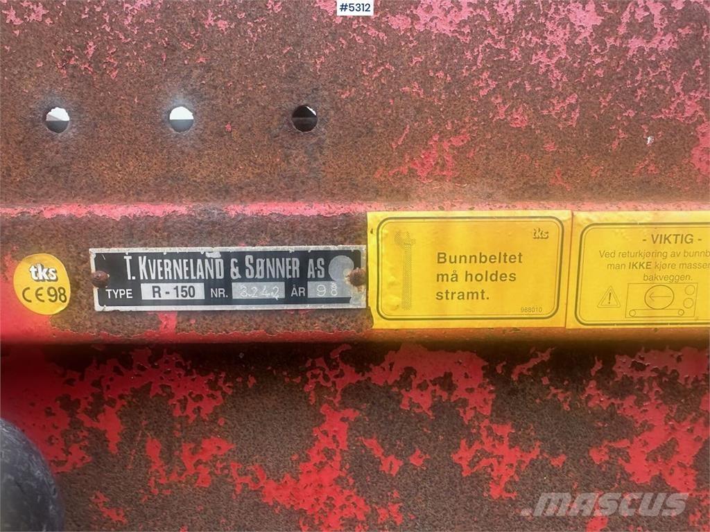 TKS R-150 Autres matériels de récolte et d'arrachage