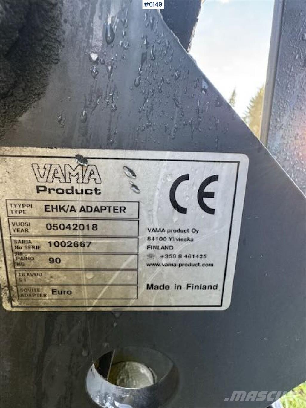Vama Frontkost Pulvérisateurs traînés