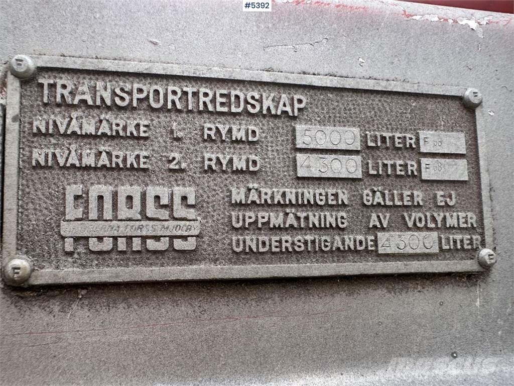  Vanntank 17m3 Pulvérisateurs traînés